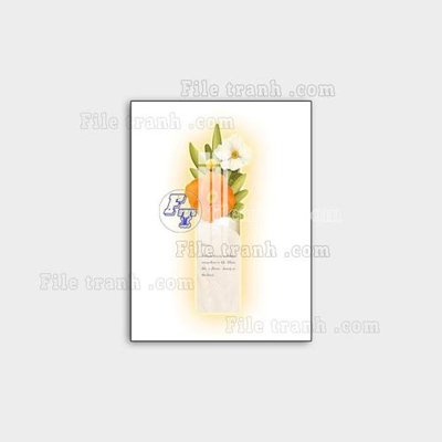 Mua file tranh gốc File in tranh decor gắn led LED193 tại Filetranh.com