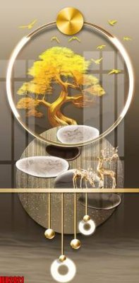 File in ấn File in tranh decor gắn cắt led LED2021 (bản gốc) từ file gốc