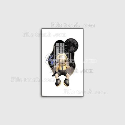 File tranh in trần 3D File in tranh decor gắn led LED215 (ảnh gốc)