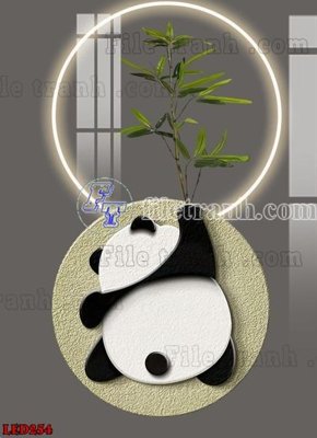 File ảnh File in tranh decor gắn led LED254 (gốc) trang trí khách sạn