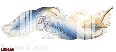 File tranh trang trí File in tranh decor gắn led LED289 (file gốc)