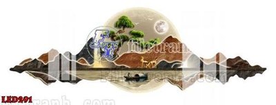 File gốc File in tranh decor gắn led LED291 (cho in 3D) độc đáo