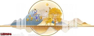 File ảnh File in tranh decor gắn led LED294 (gốc) in standee