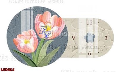 File gốc File in tranh decor gắn led LED303 (AI/EPS) cho in ấn