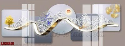 File gốc File in tranh decor gắn led LED315 (ảnh chi tiết) để in lụa