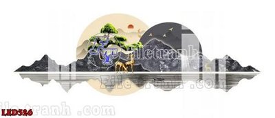 File gốc File in tranh decor gắn led LED326 (PNG) trong suốt (transparent)