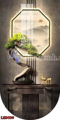 File tranh trang trí File in tranh decor gắn led LED339 (tải file gốc)