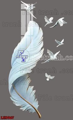 Download file gốc File in tranh decor gắn led LED367 (in mica) 3D