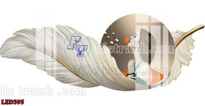 File ảnh File in tranh decor gắn led LED395 (gốc) in biển hiệu