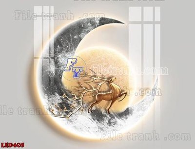 File gốc in ấn File in tranh decor gắn led LED405 (sẵn sàng tải về)