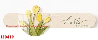 File gốc File in tranh decor gắn led LED419 (chuẩn màu) cho in offset