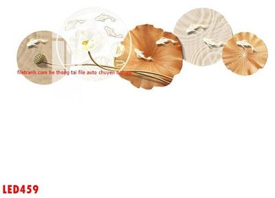 File tranh File in tranh decor gắn led LED459 (bản gốc) in canvas