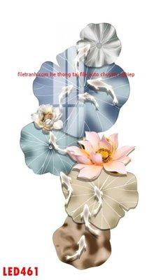 Chi tiết file ảnh File in tranh decor gắn led LED461 sắc nét