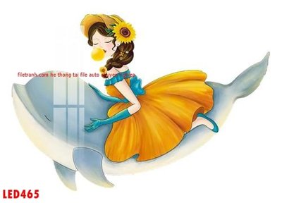 File PSD File in tranh decor gắn led LED465 (bản gốc) dễ dàng edit