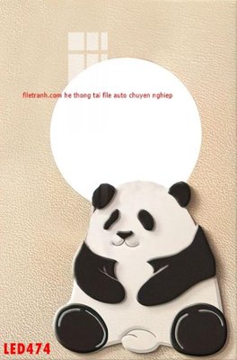 Download file File in tranh decor gắn led LED474 (chuẩn in) chất lượng cao
