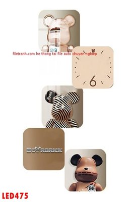 File gốc File in tranh decor gắn led LED475 (Filetranh.com) File in tranh decor gắn led LED475