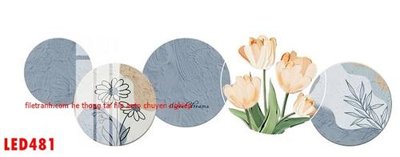 File in trần File in tranh decor gắn led LED481 (bản gốc) phong cảnh