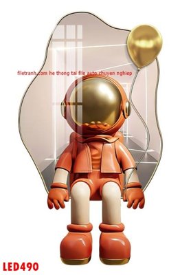 File tranh File in tranh decor gắn led LED490 (gốc) chủ đề động vật