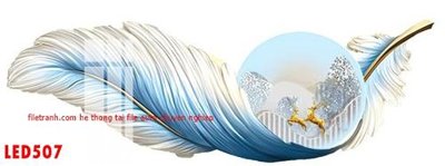 Tải file gốc File in tranh decor gắn led LED507 (để in lụa)