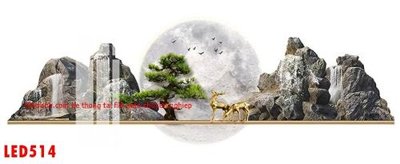 File in mica File in tranh decor gắn led LED514 (bản gốc) sắc sảo