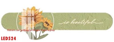 File PSD File in tranh decor gắn led LED524 (bản gốc) đã tách nền