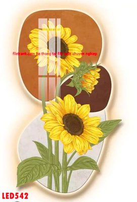 Download file tranh File in tranh decor gắn led LED542 (file gốc PSD)