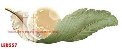 File gốc File in tranh decor gắn led LED557 (in 3D) cho trang trí