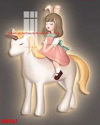 File tranh in mica File in tranh decor gắn led LED567 (độ phân giải cao)