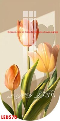 File gốc File in tranh decor gắn led LED570 (cho in ấn) từ Filetranh.com