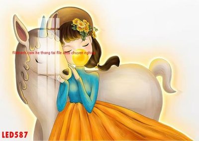 File gốc File in tranh decor gắn led LED587 (phong cách) tối giản