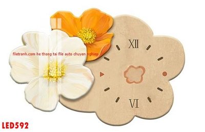 File PSD File in tranh decor gắn led LED592 (bản gốc) đã tách nền