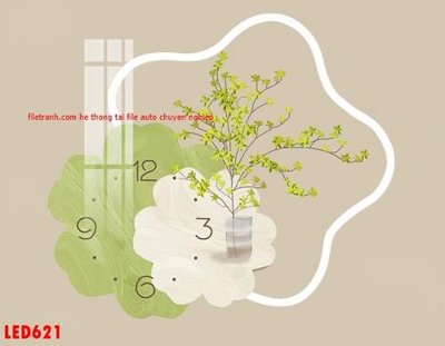File tranh quảng cáo File in tranh decor gắn led LED621 (download file gốc)