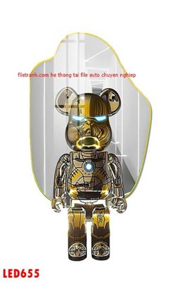 File in ấn chuyên nghiệp File in tranh decor gắn led LED655 (file gốc)