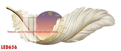 Ảnh gốc File in tranh decor gắn led LED656 (siêu chi tiết) để in ấn