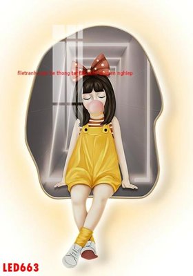 File gốc File in tranh decor gắn led LED663 (ảnh chi tiết) để in trần