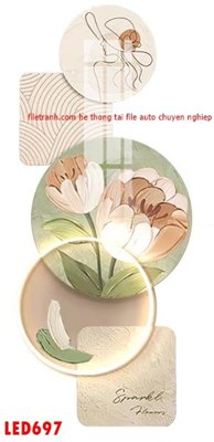 File tranh quảng cáo File in tranh decor gắn led LED697 (download file gốc)