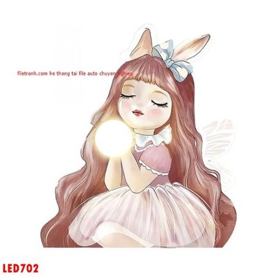 Tải file gốc File in tranh decor gắn led LED702 (để in lụa)