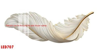 Download file File in tranh decor gắn led LED707 (gốc) in mica cao cấp