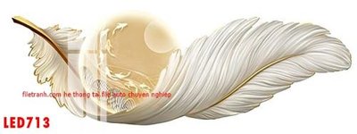 File PSD File in tranh decor gắn led LED713 (gốc) tách lớp chi tiết