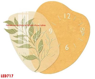 Download file ảnh gốc File in tranh decor gắn led LED717 để in ấn