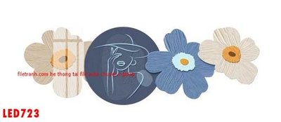 File tranh in tráng gương File in tranh decor gắn led LED723 (siêu nét)