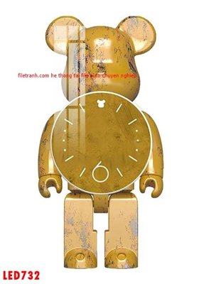 File PSD File in tranh decor gắn led LED732 (chất lượng in ấn)