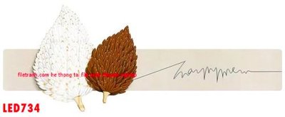 File tranh gốc in trần nhà File in tranh decor gắn led LED734 3D