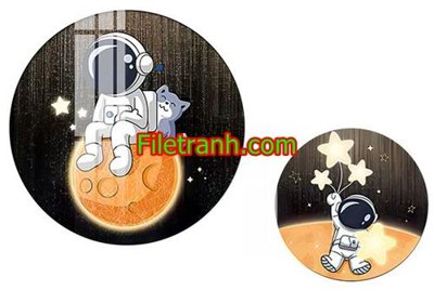 File PSD File in tranh decor gắn led LED925 (bản gốc) chất lượng nhất