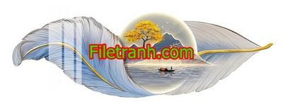 File PSD File in tranh decor gắn led LED926 (bản gốc) độ phân giải cao