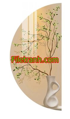 File gốc File in tranh decor gắn led LED939 (phong cách) châu Âu