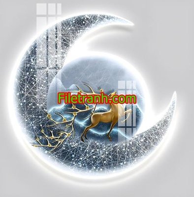 File gốc File in tranh decor gắn led LED944 (PSD/TIFF) độ phân giải cao