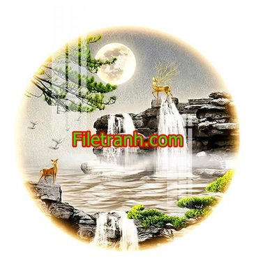 File gốc File in tranh decor gắn led LED971 (chuẩn CMYK) cho nhà in