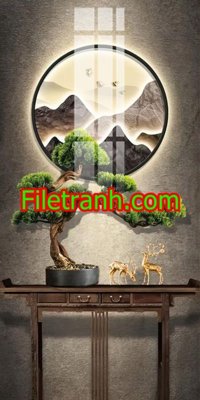 File PSD in ấn File in tranh decor gắn led LED984 (chất lượng cao)