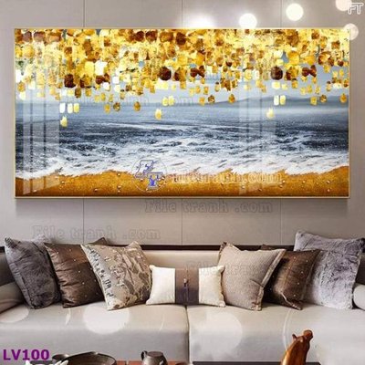 File gốc Tranh trang trí lối vào 1 tấm LV100 (in lụa) tranh mã đáo